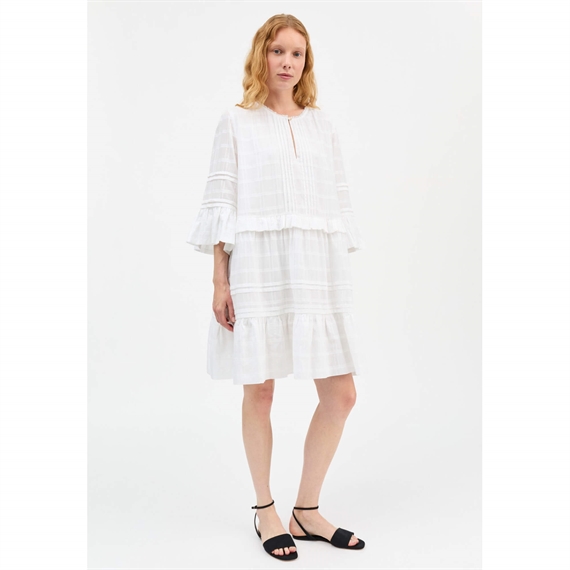 Skall Studio Fiore Kjole, Optic White 